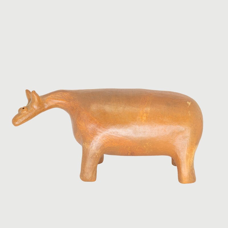 Escultura Tatu em Barro G 02