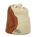 Escultura Cabeça de Damião em Cerâmica