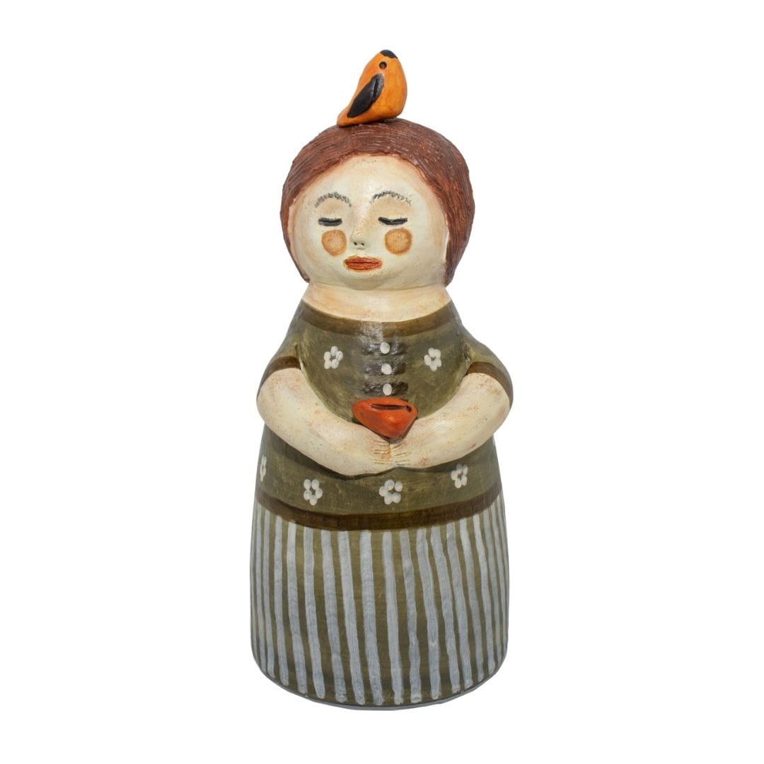 Escultura Januária em Cerâmica