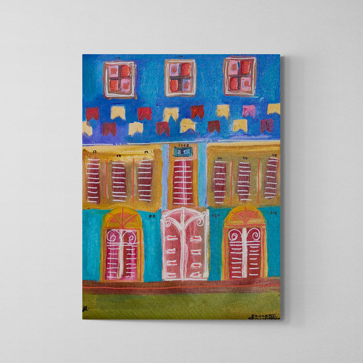 Pintura em Canvas Tec. Mista HC 50X40cm