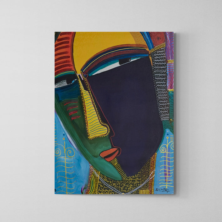 Pintura em Canvas Tec. Mista HC 70X50cm