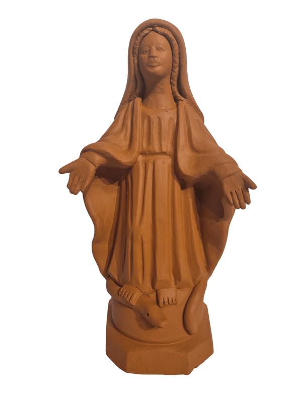 Escultura Nossa Senhora das Graças em Barro