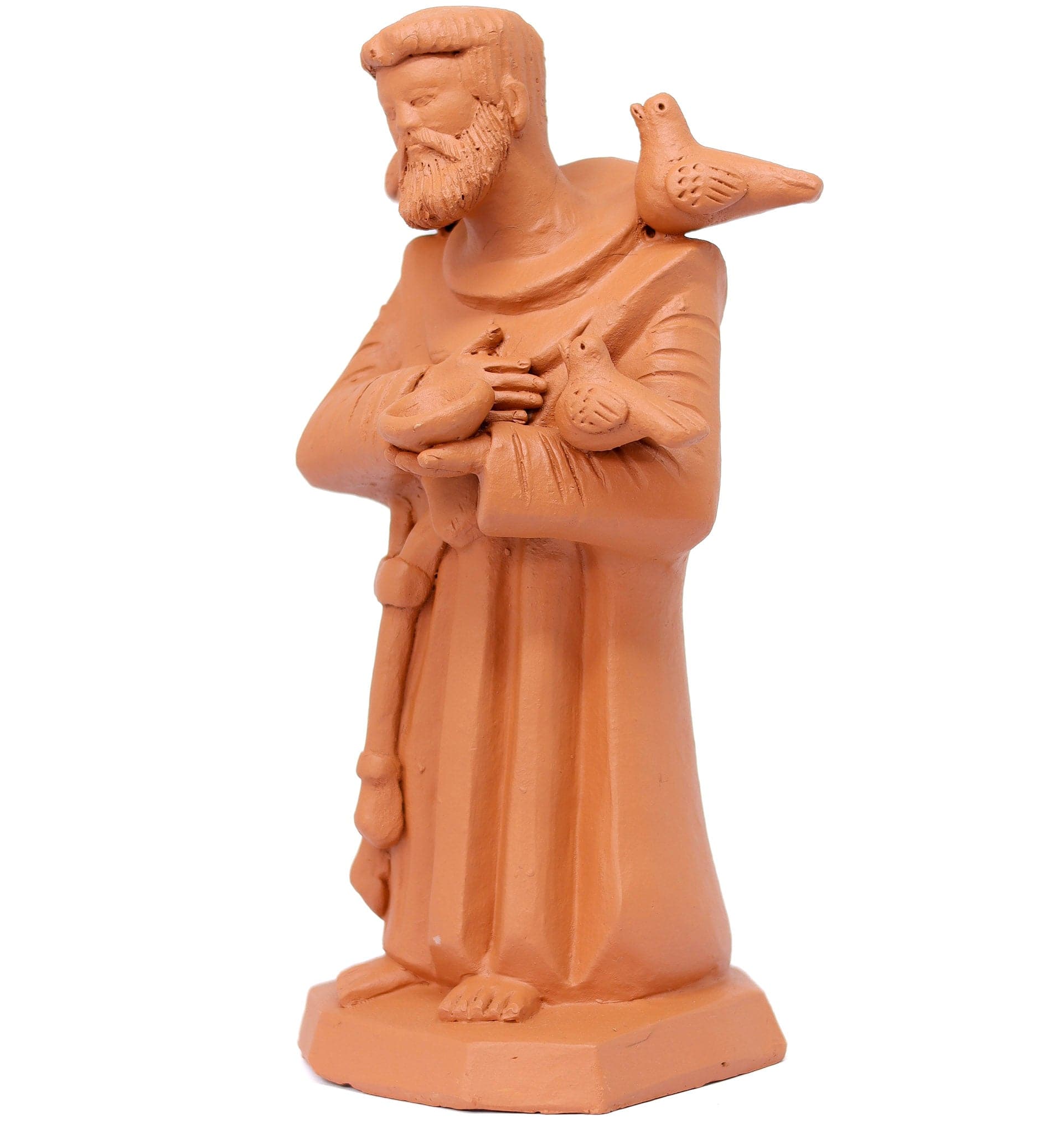 Escultura São Francisco em Barro 03