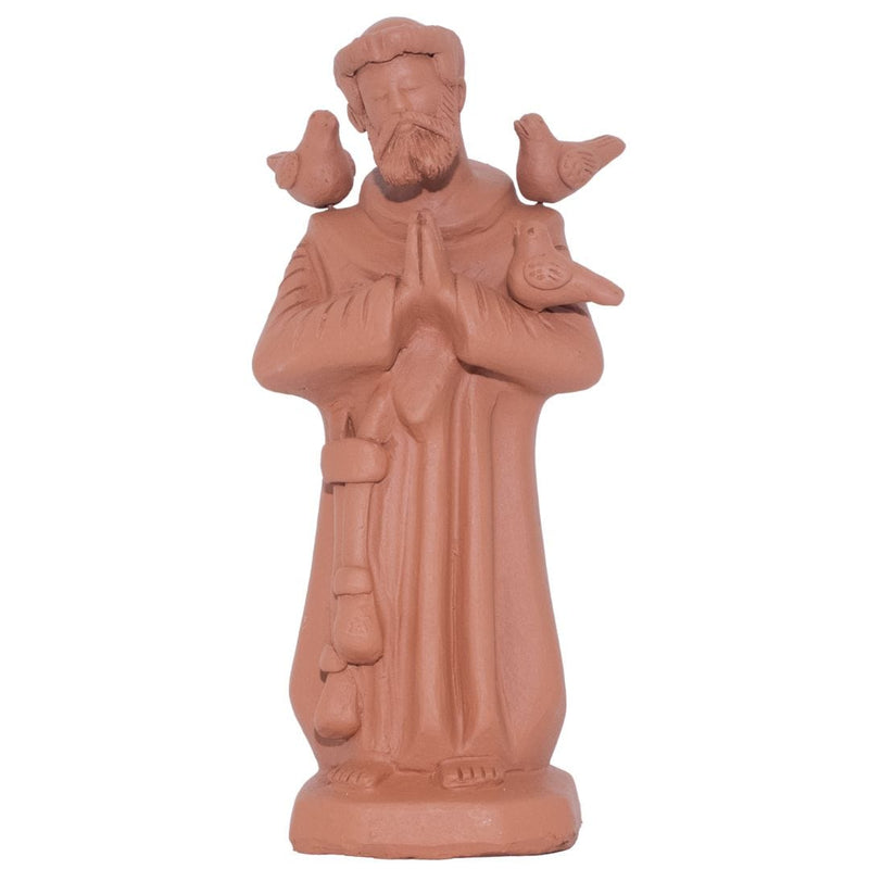 Escultura São Francisco em Barro