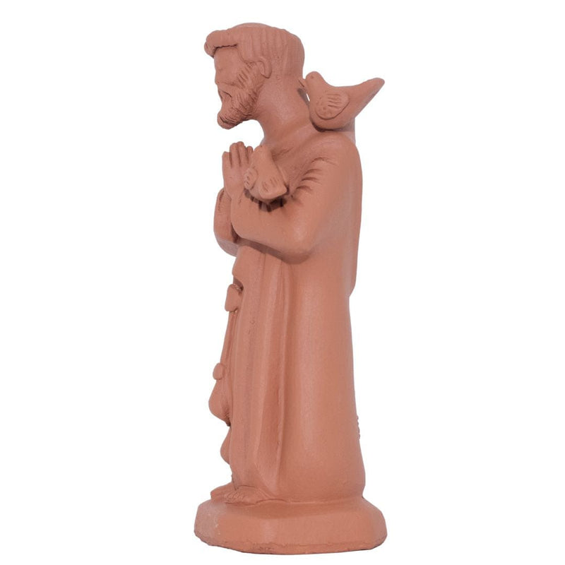 Escultura São Francisco em Barro