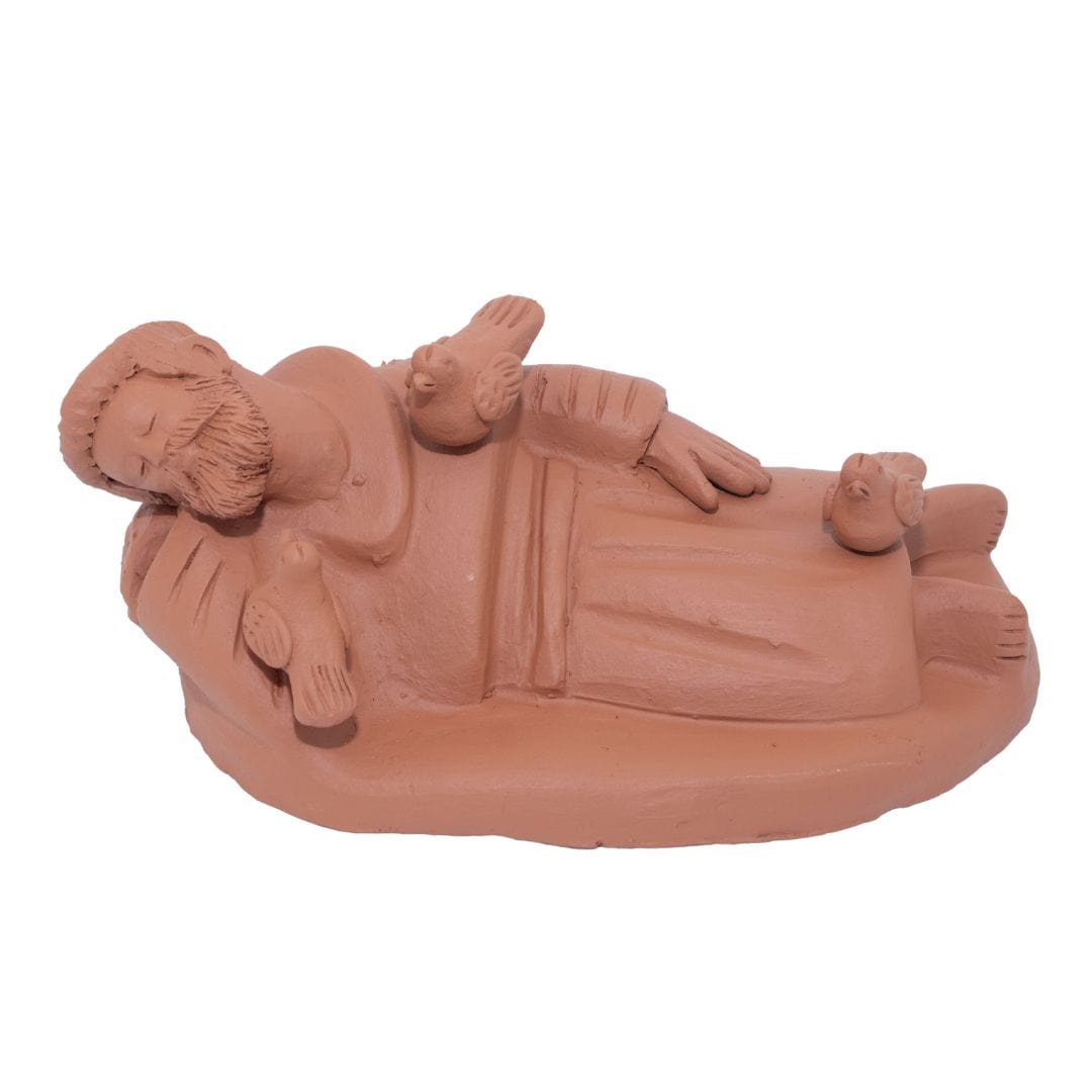 Escultura São Francisco em Barro