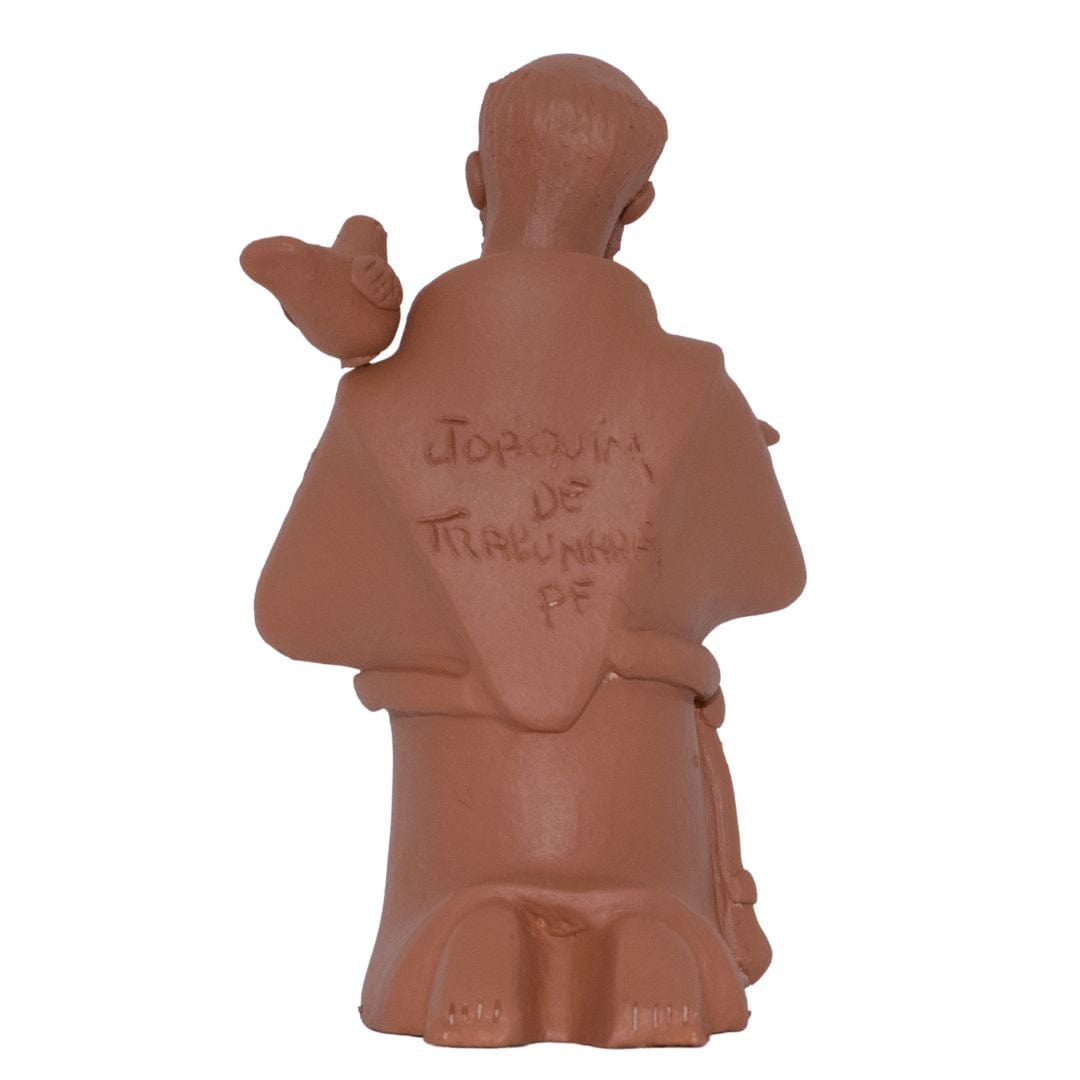Escultura São Francisco em Barro