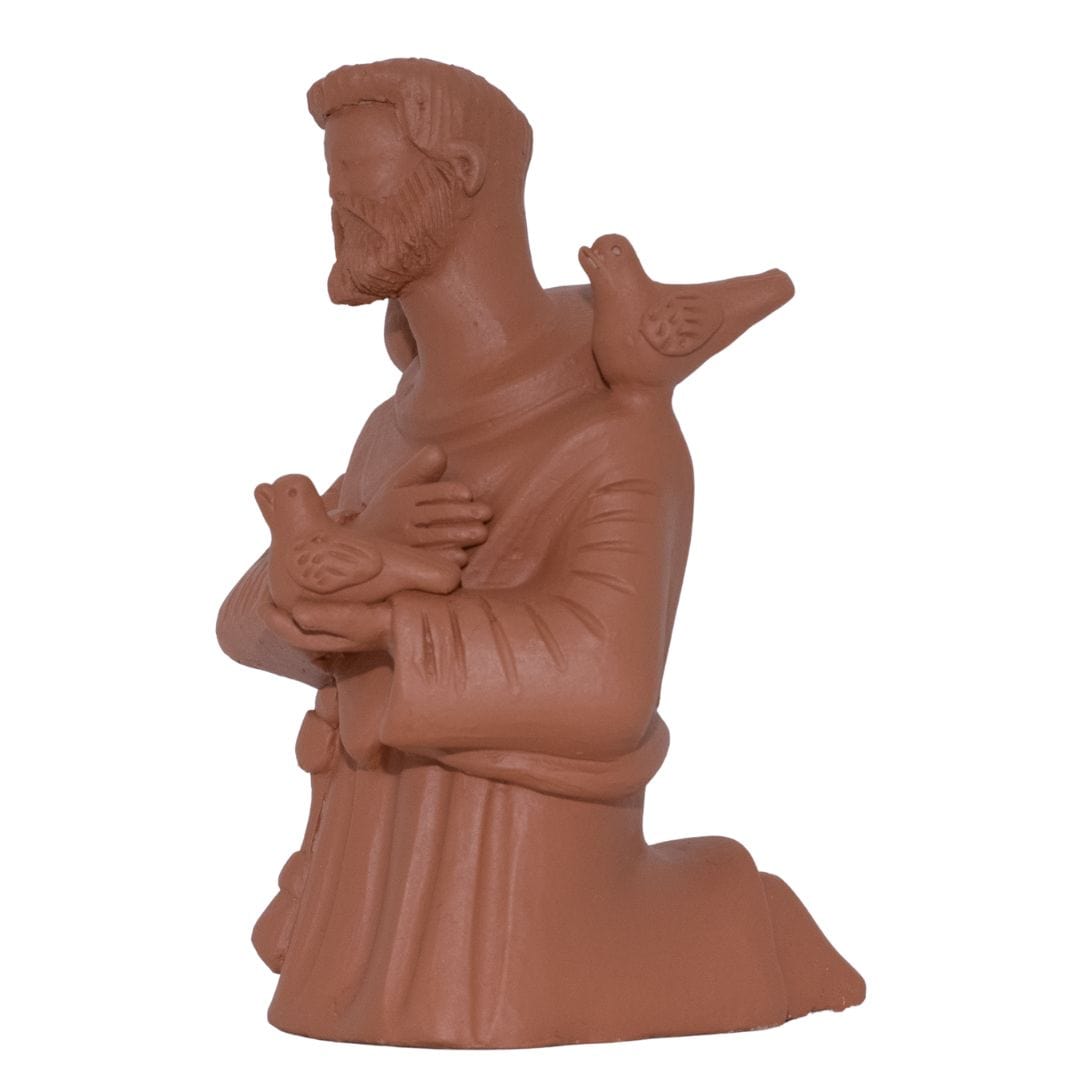 Escultura São Francisco em Barro