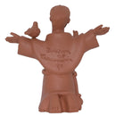 Escultura São Francisco em Barro