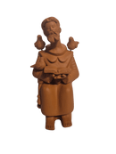 Escultura São Francisco em Barro
