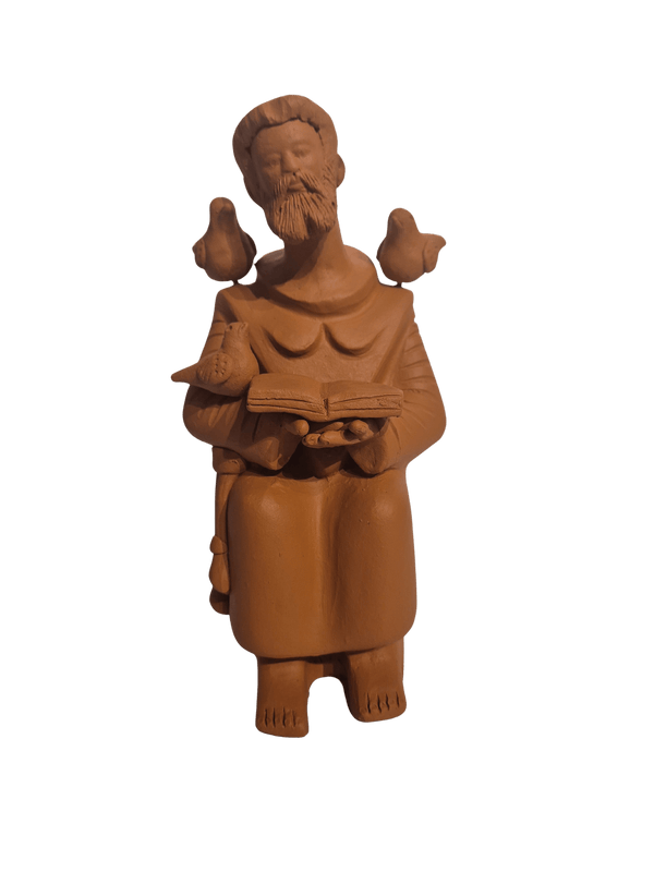Escultura São Francisco em Barro