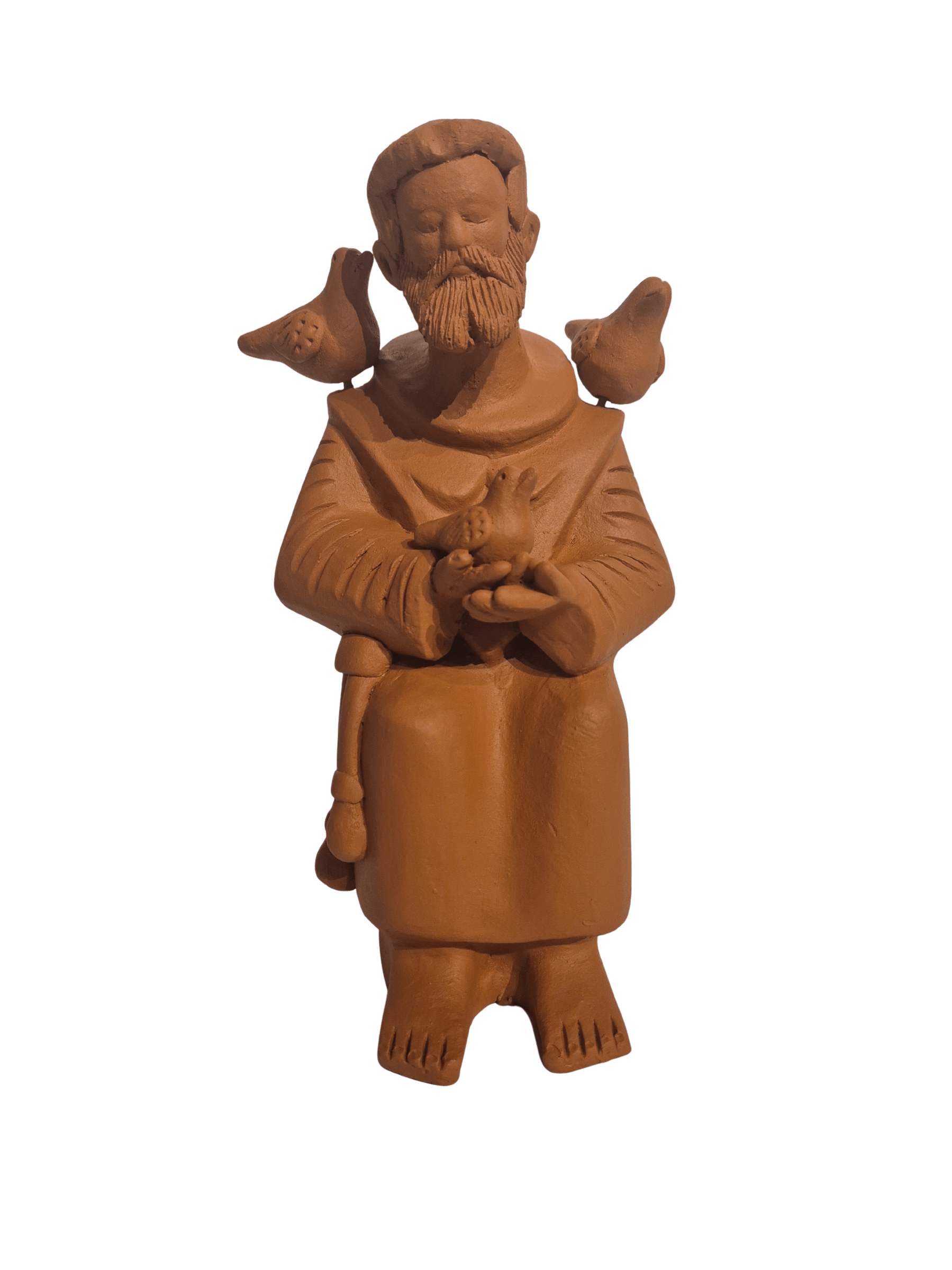 Escultura São Francisco em Barro