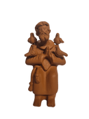 Escultura São Francisco em Barro