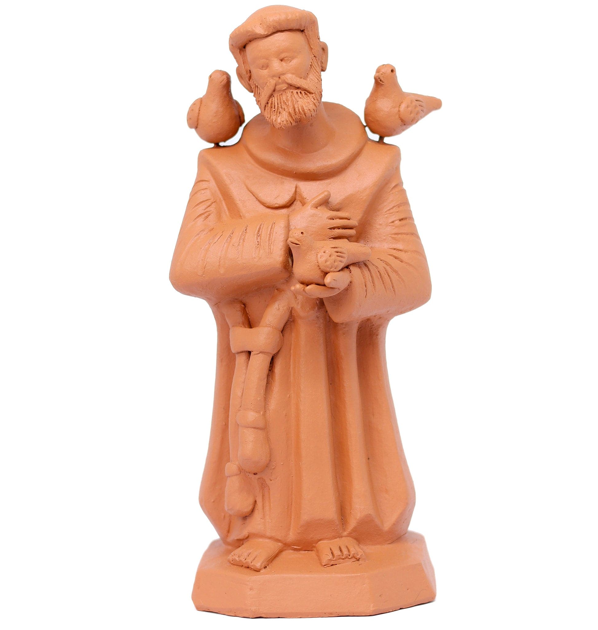 Escultura São Francisco em Barro 02