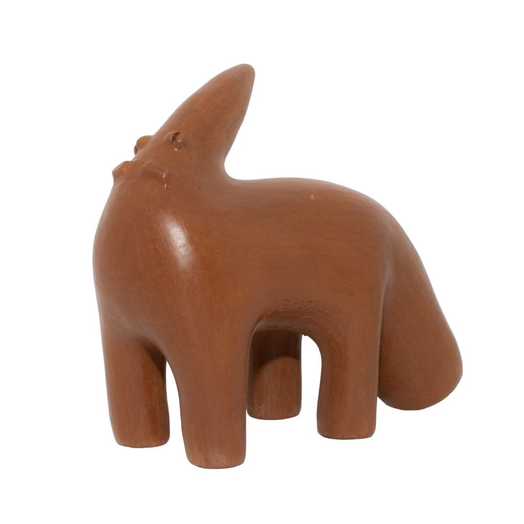 Escultura Tamanduá Neguinha e Nanai Mini