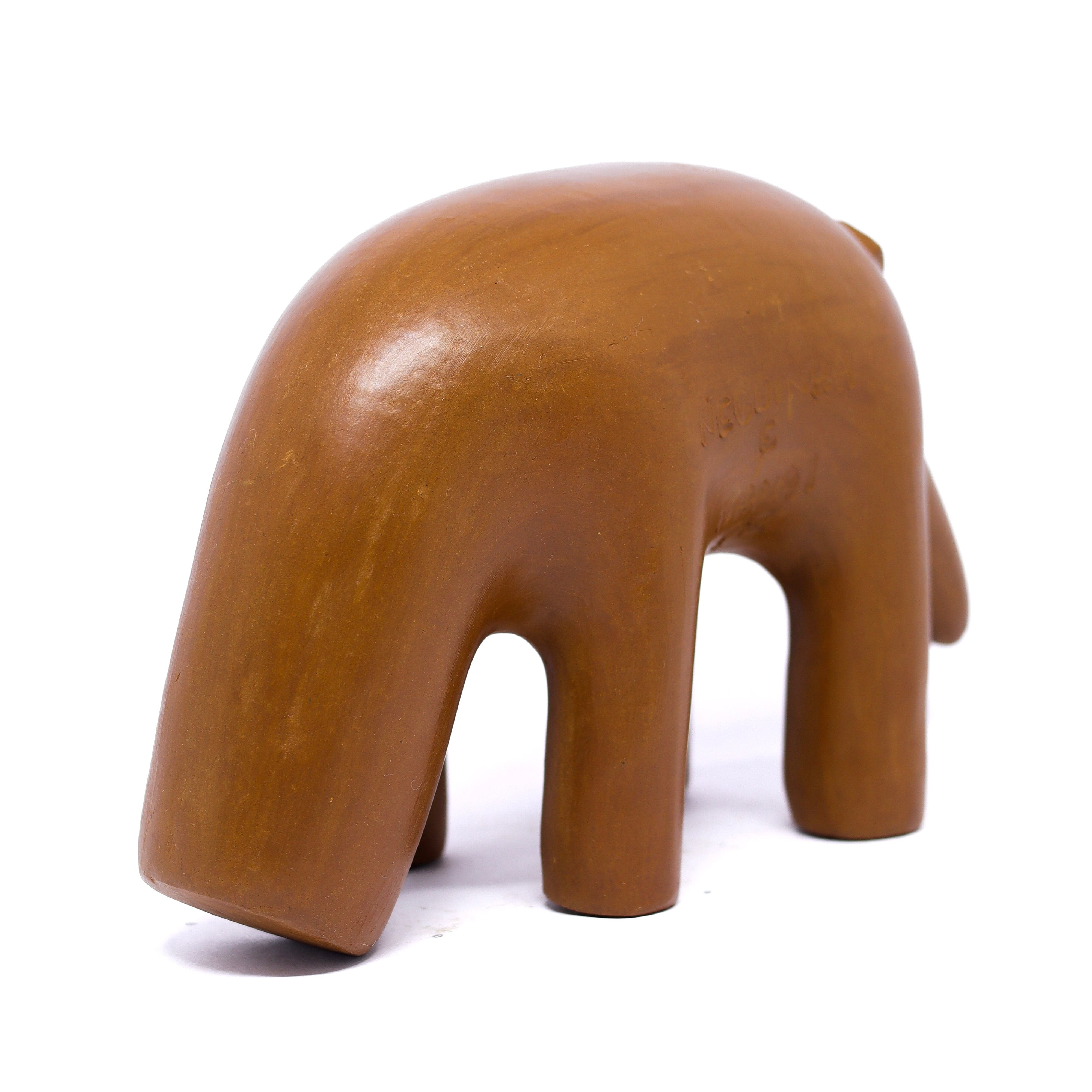 Escultura Tamanduá Neguinha e Nanai Mini