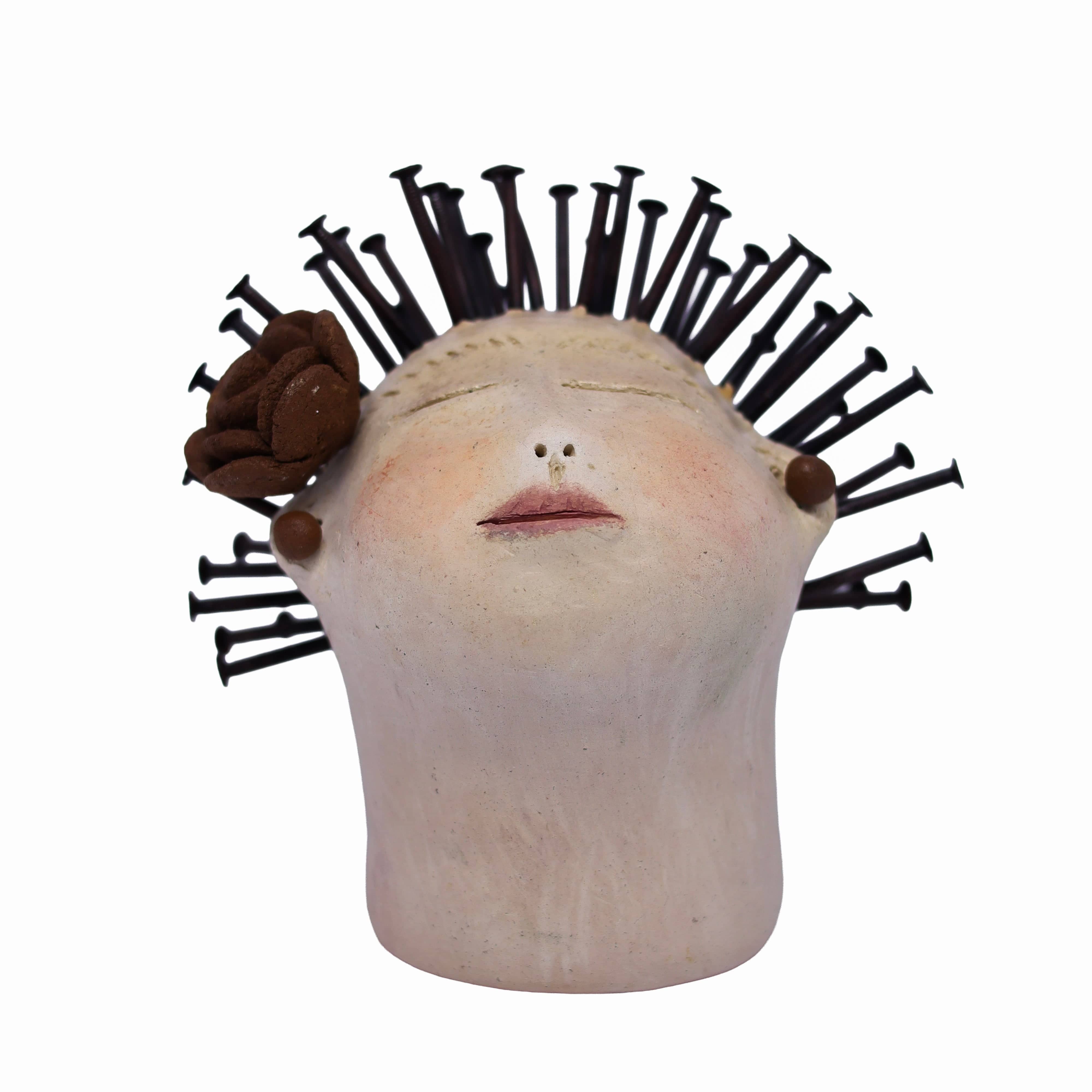 Escultura Cabeça Mini Nené Cavalcanti 03