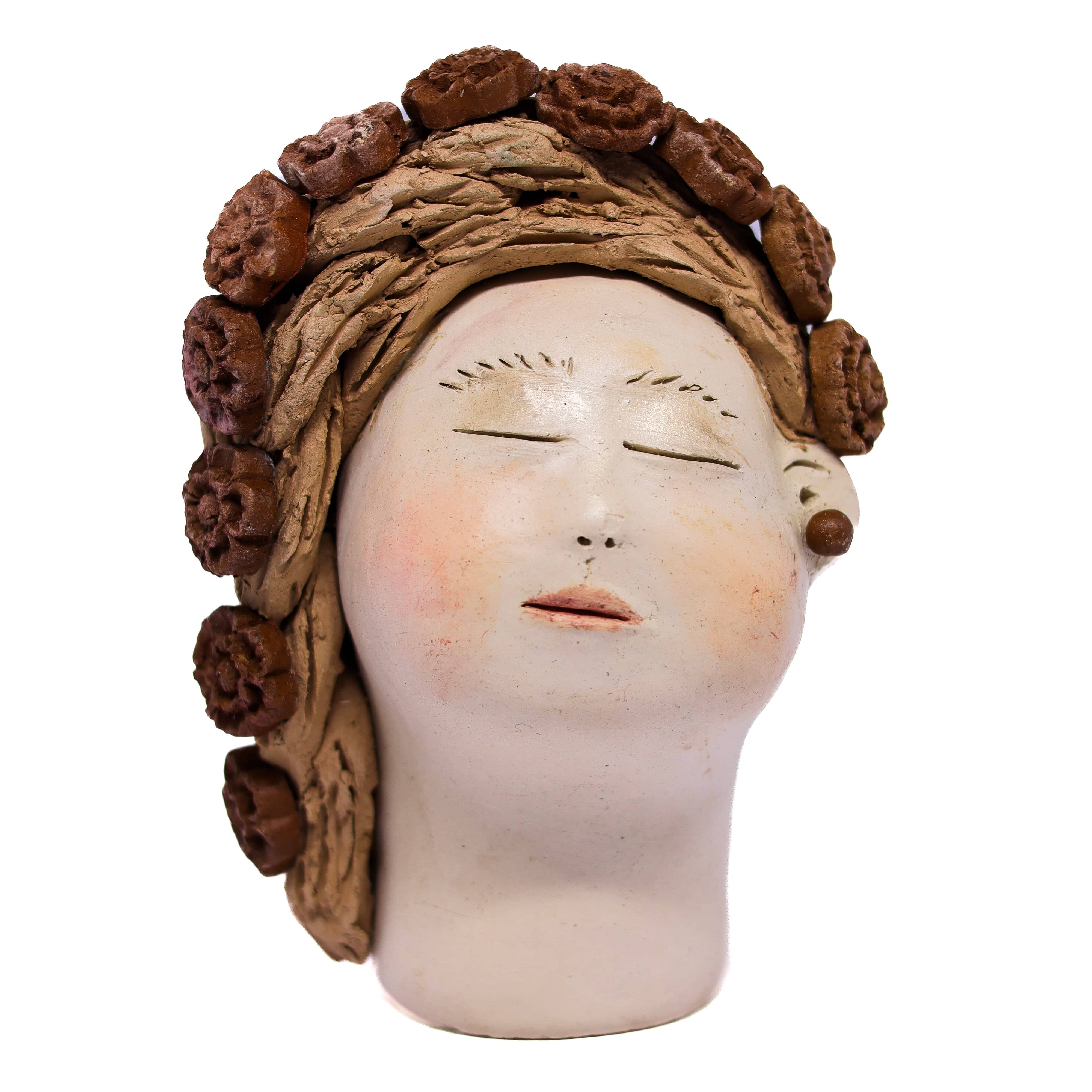 Escultura Cabeça Mini Nené Cavalcanti 10