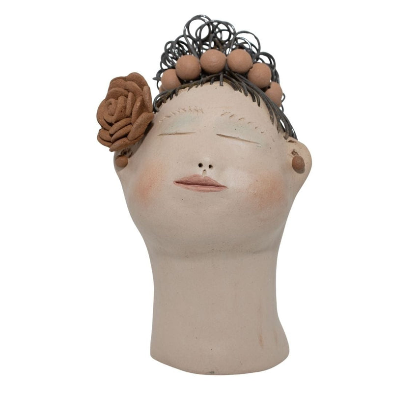 Escultura Cabeça Mini Nené Cavalcanti
