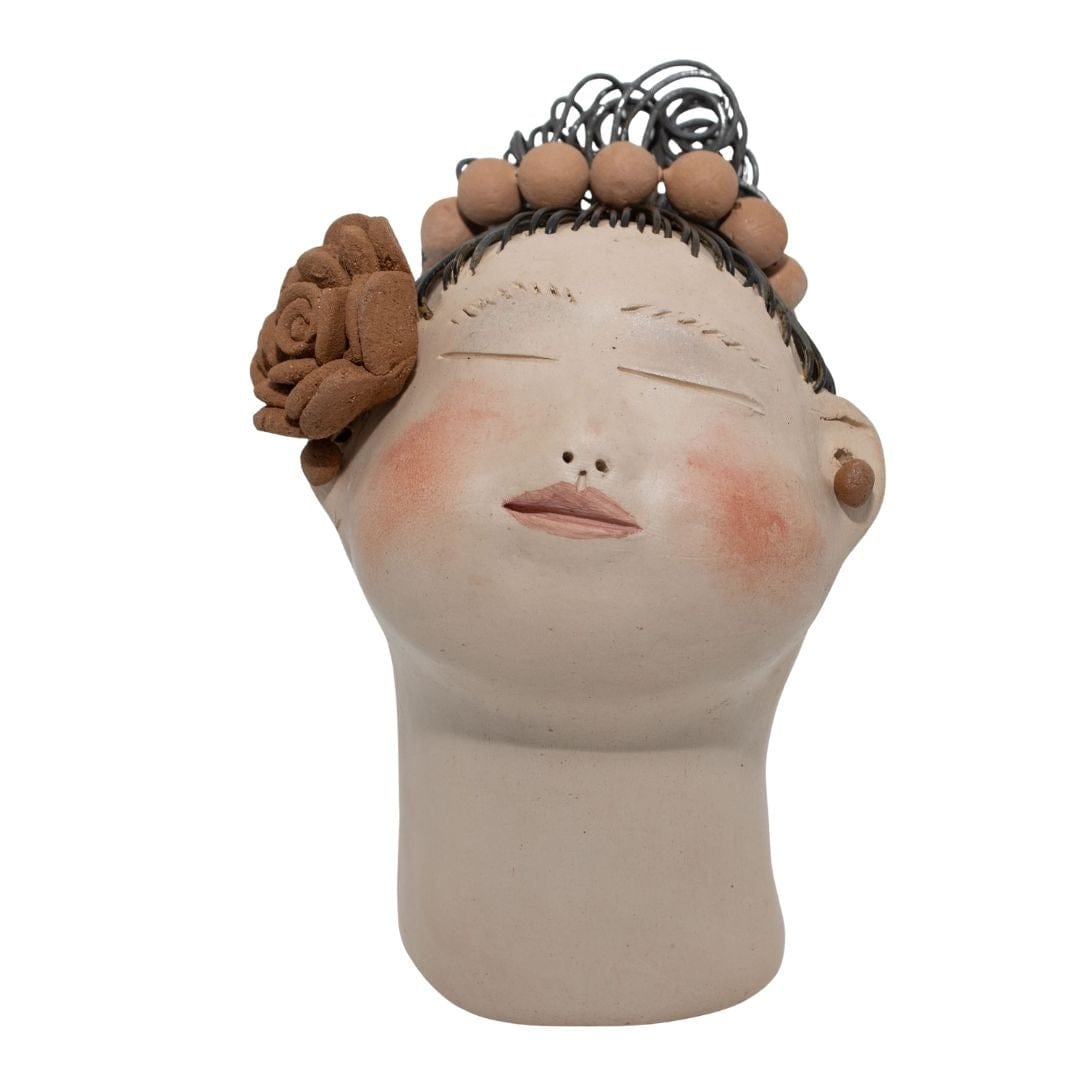 Escultura Cabeça Mini Nené Cavalcanti