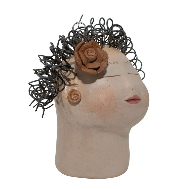 Escultura Cabeça Mini Nené Cavalcanti