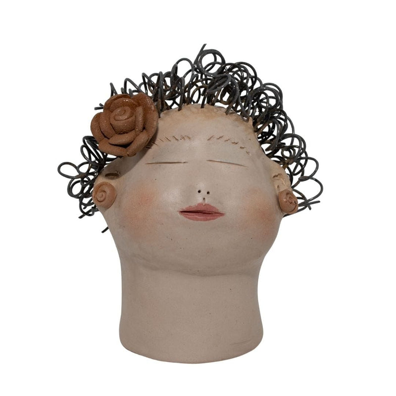Escultura Cabeça Mini Nené Cavalcanti