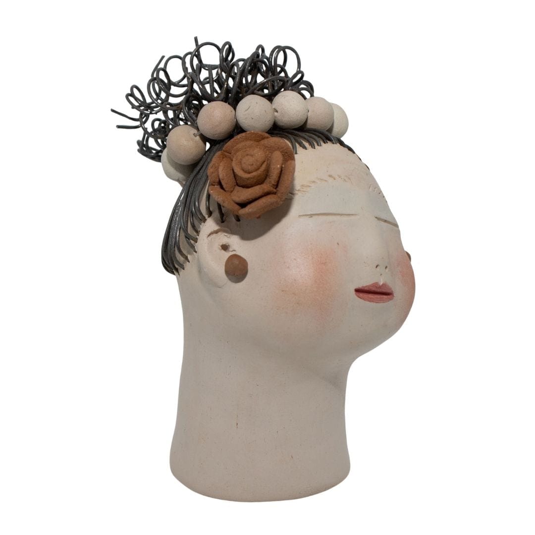 Escultura Cabeça Mini Nené Cavalcanti