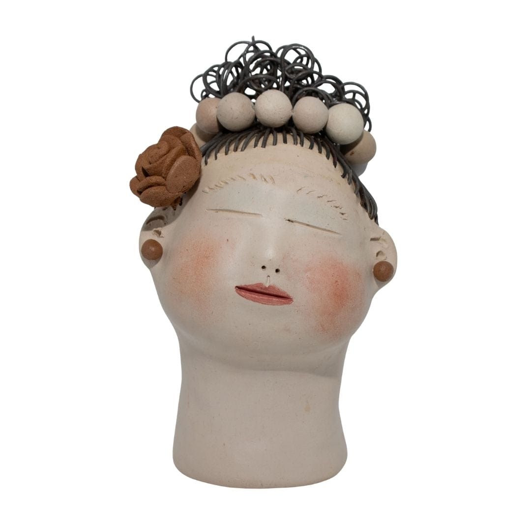 Escultura Cabeça Mini Nené Cavalcanti