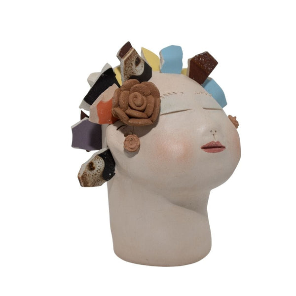 Escultura Cabeça Mini Nené Cavalcanti
