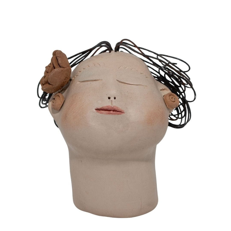 Escultura Cabeça Mini Nené Cavalcanti