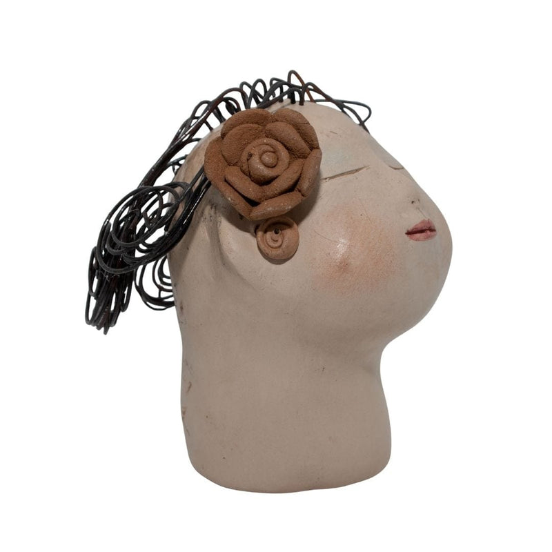 Escultura Cabeça Mini Nené Cavalcanti