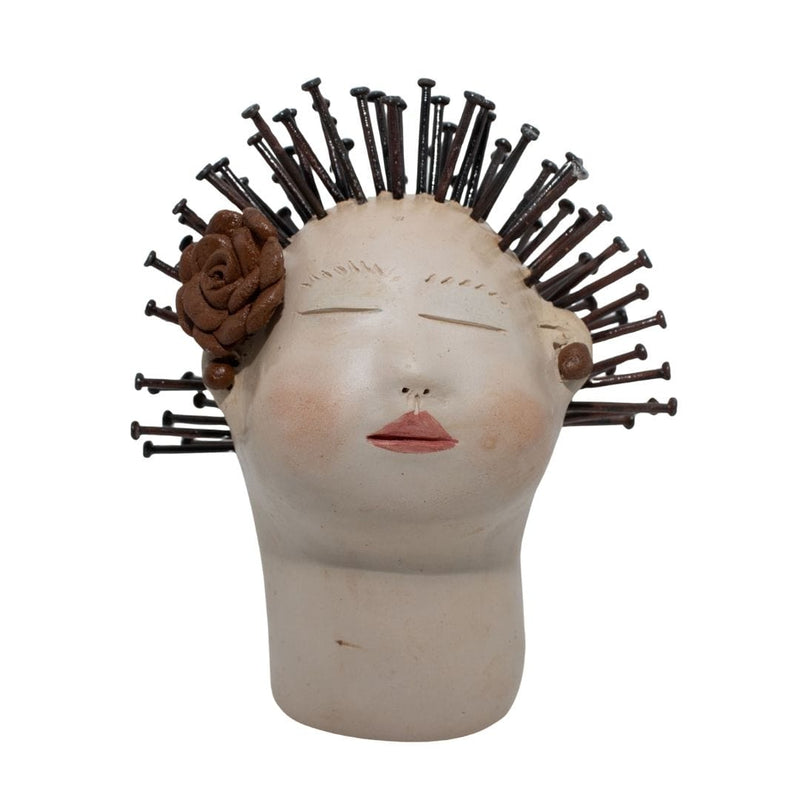 Escultura Cabeça Mini Nené Cavalcanti