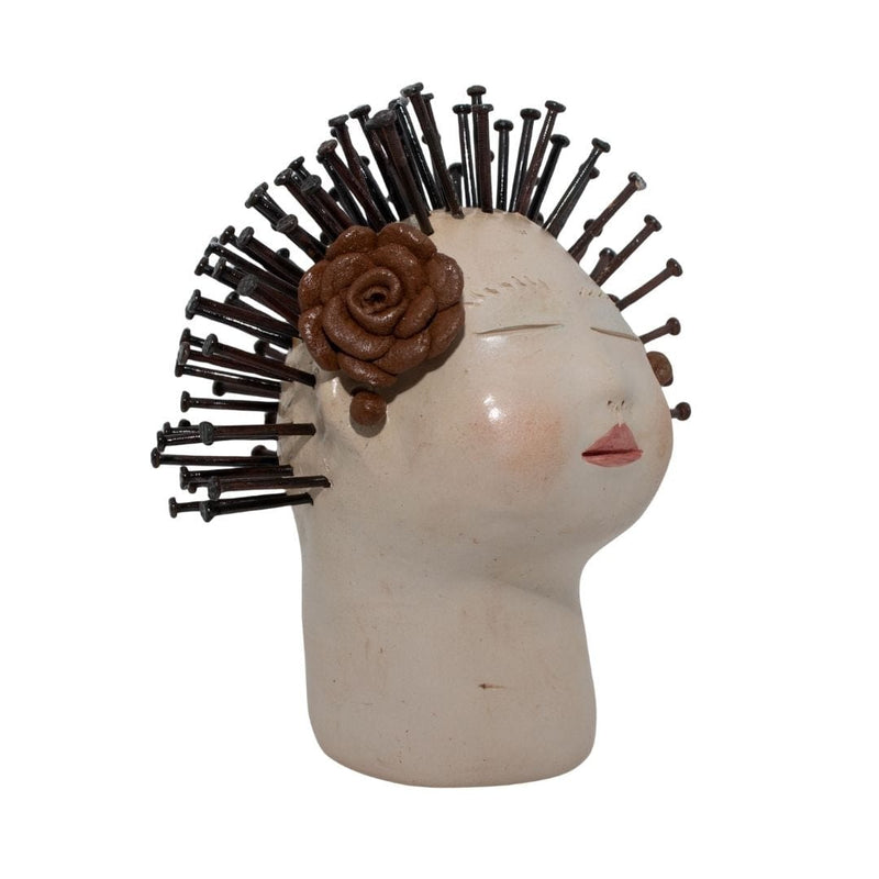 Escultura Cabeça Mini Nené Cavalcanti