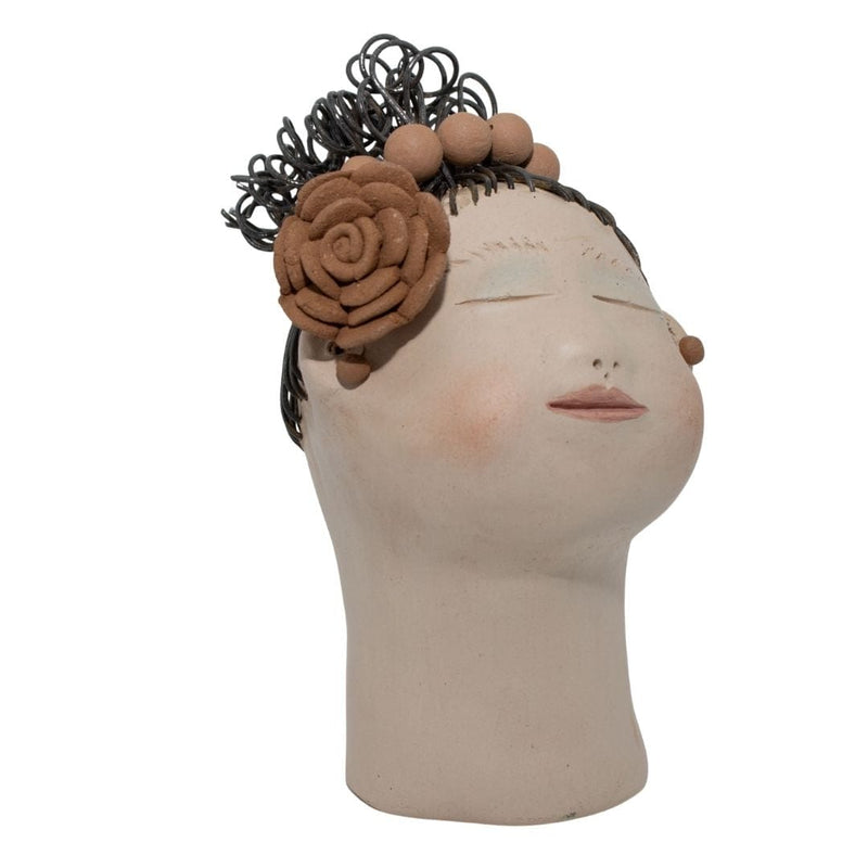 Escultura Cabeça Mini Nené Cavalcanti