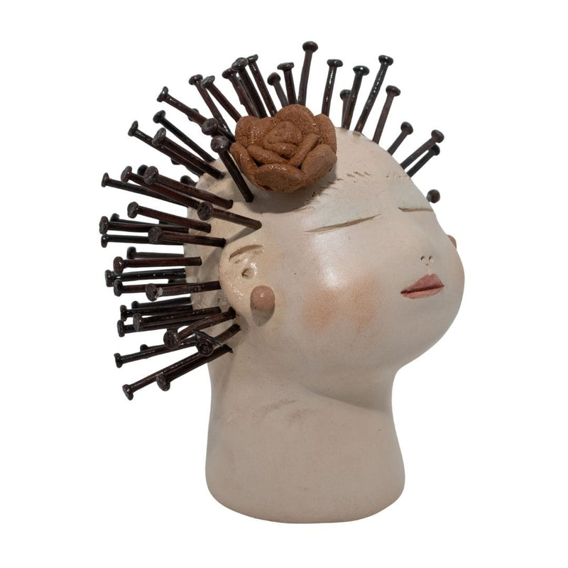 Escultura Cabeça Mini Nené Cavalcanti
