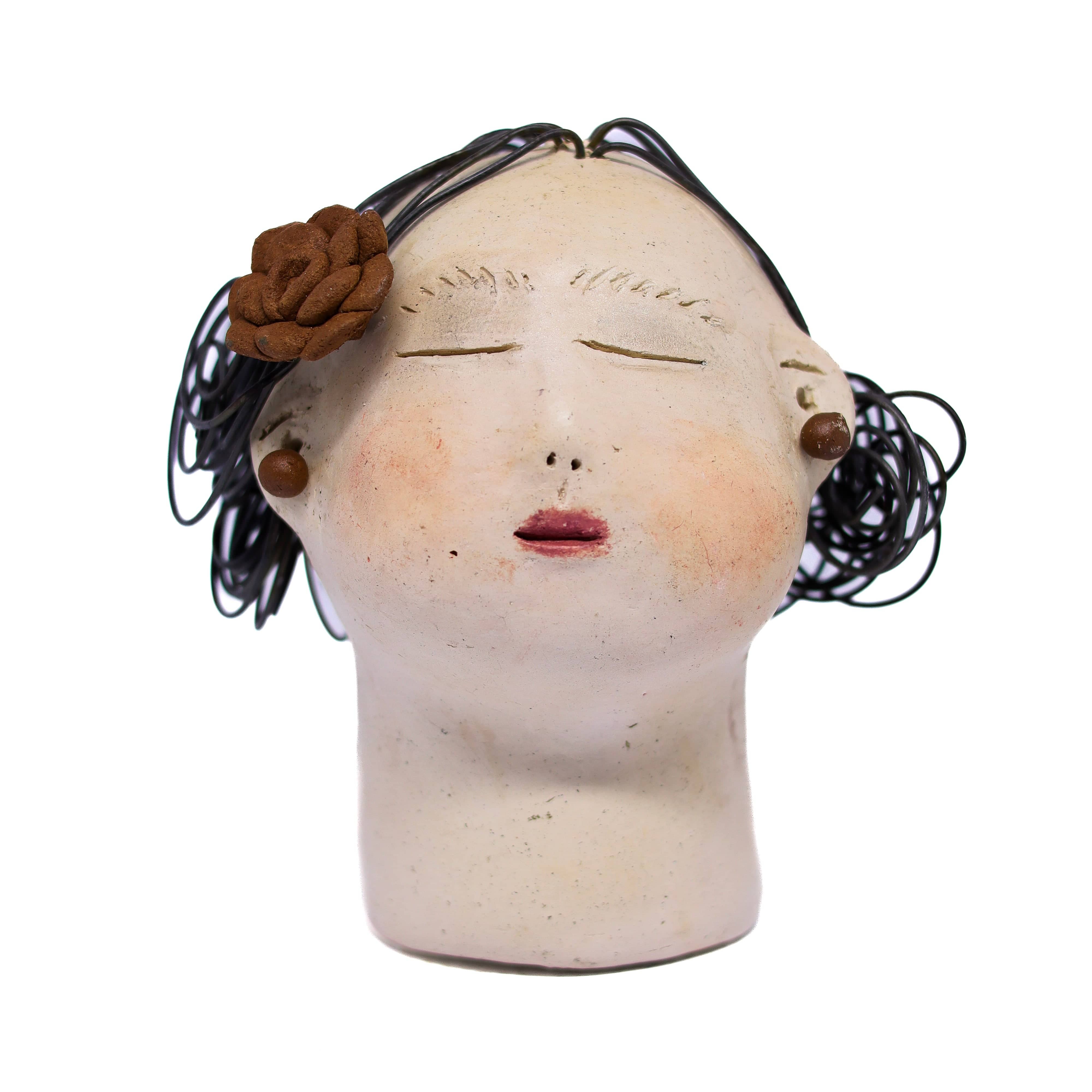 Escultura Cabeça Mini Nené Cavalcanti 20