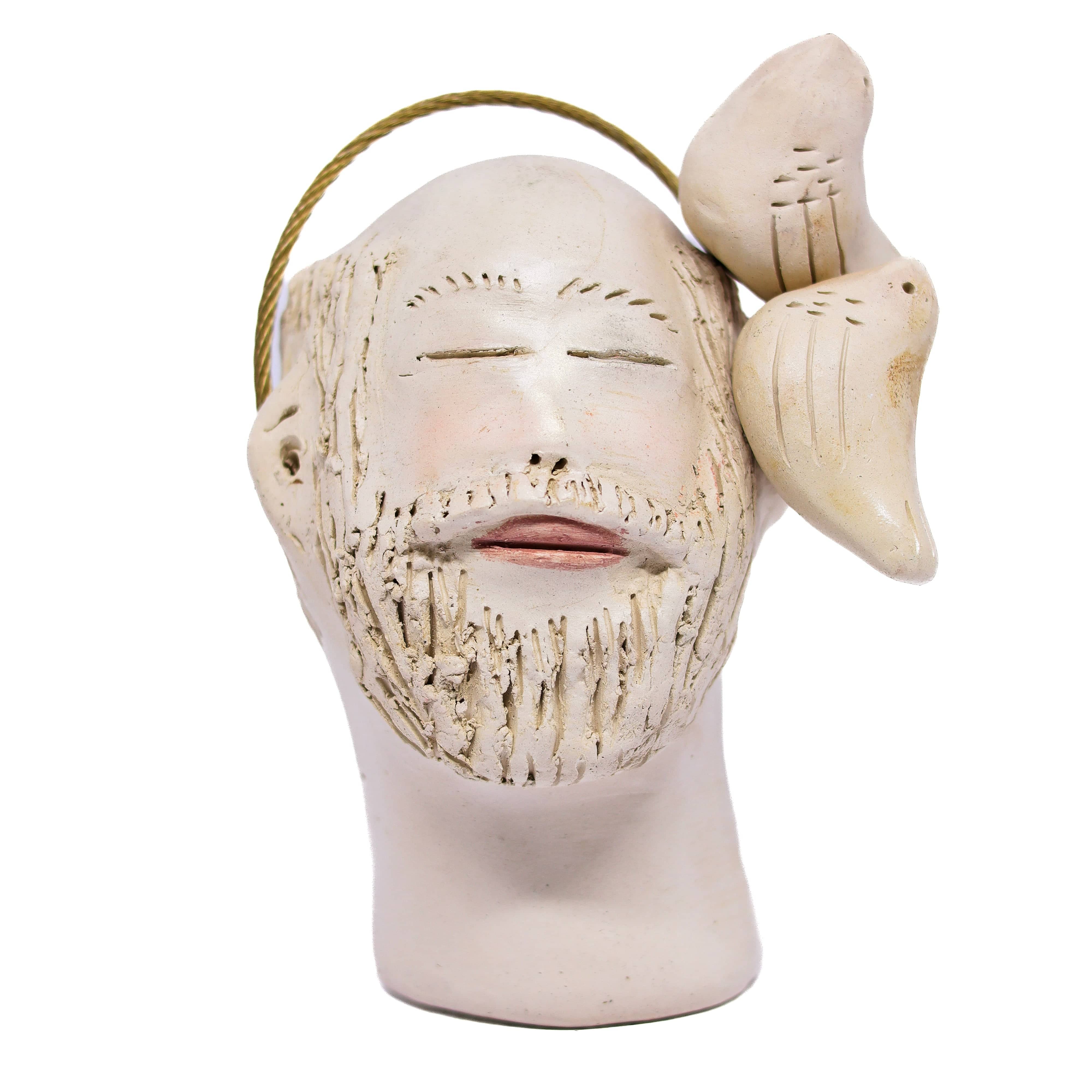 Escultura Cabeça Mini Nené Cavalcanti 22