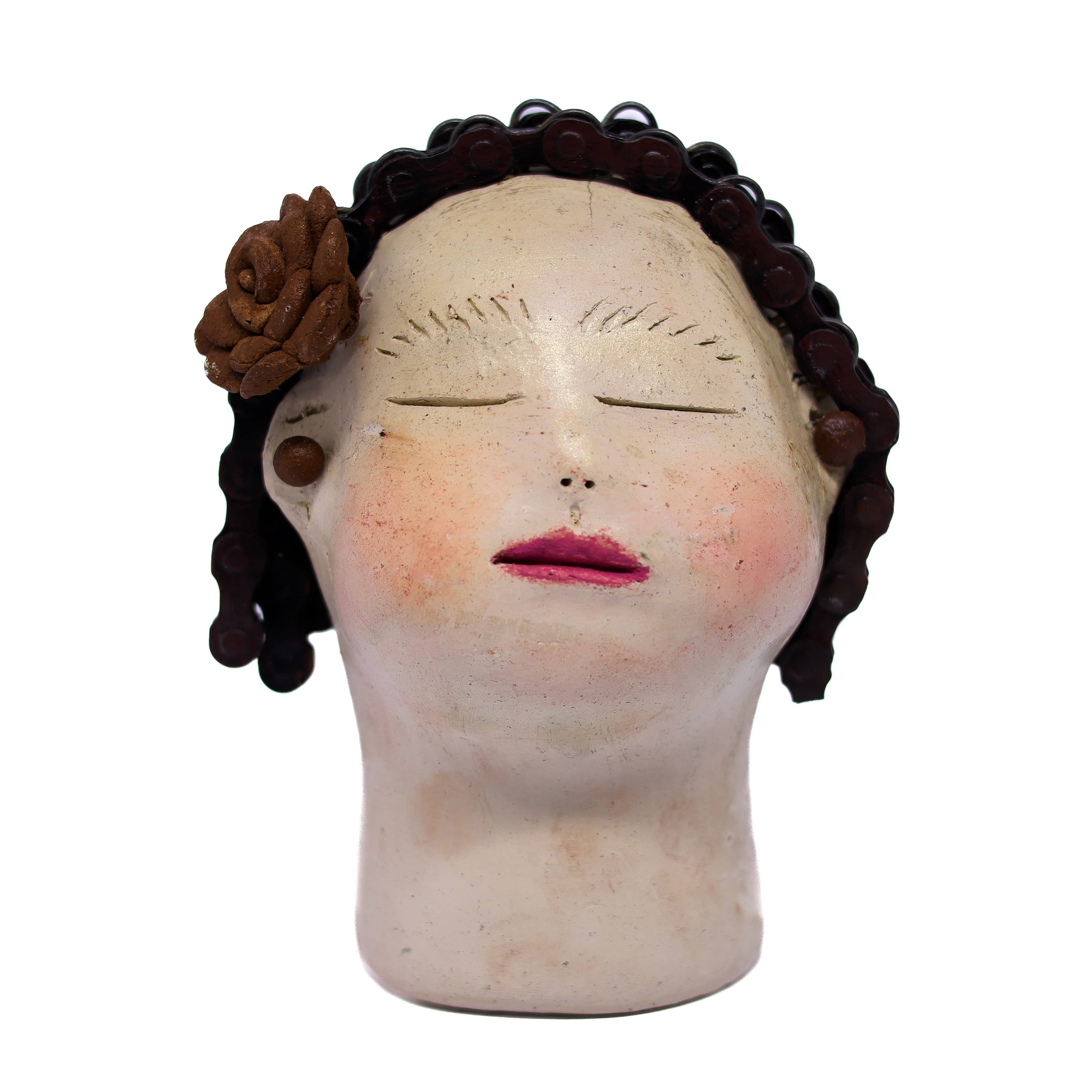Escultura Cabeça Mini Nené Cavalcanti 28