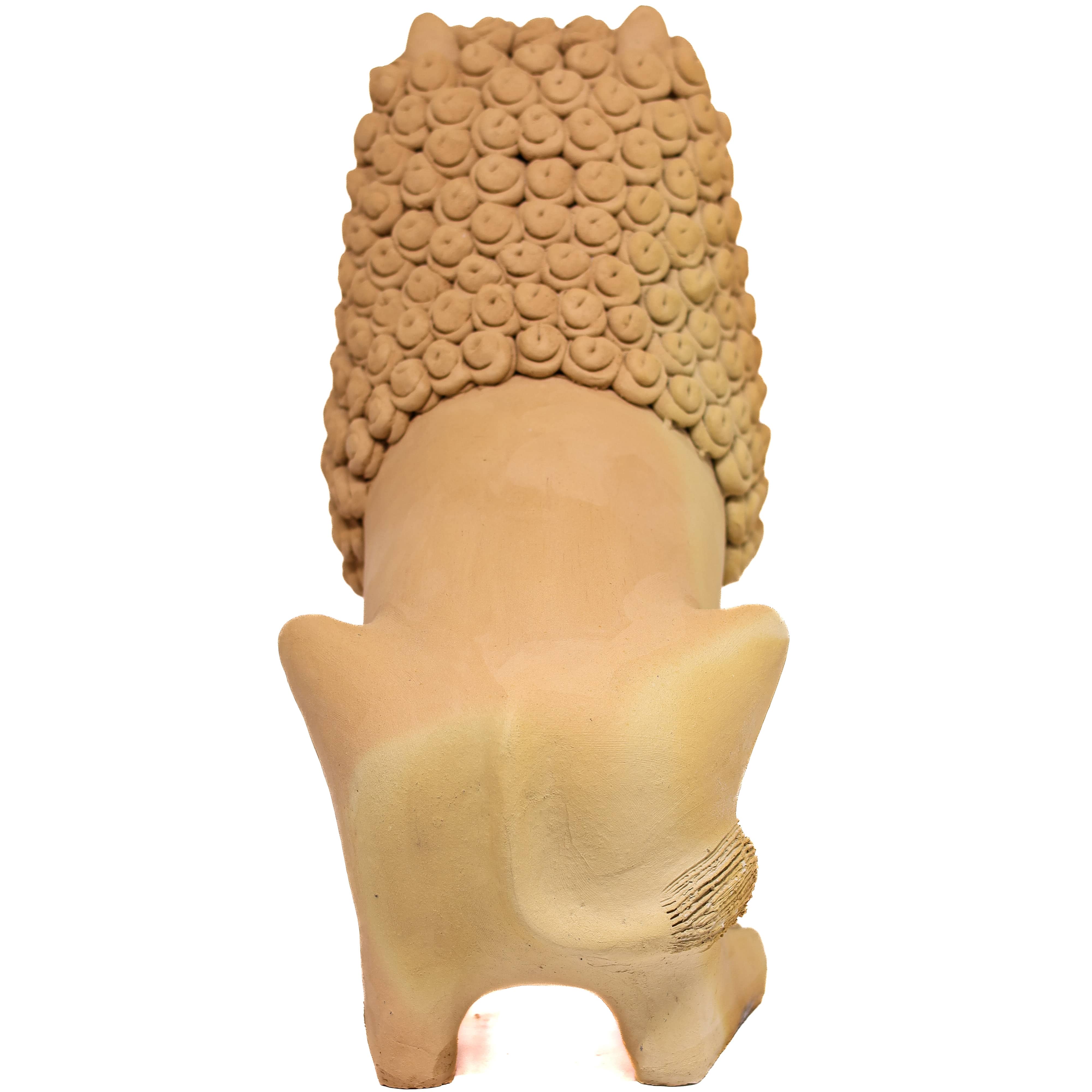 Escultura Leão em Cerâmica 30 cm