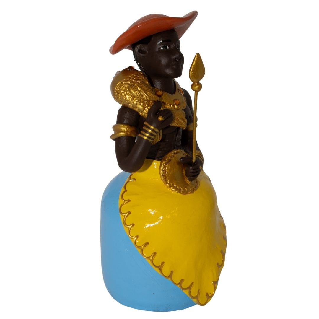 Escultura Logun Edé em Cerâmica M