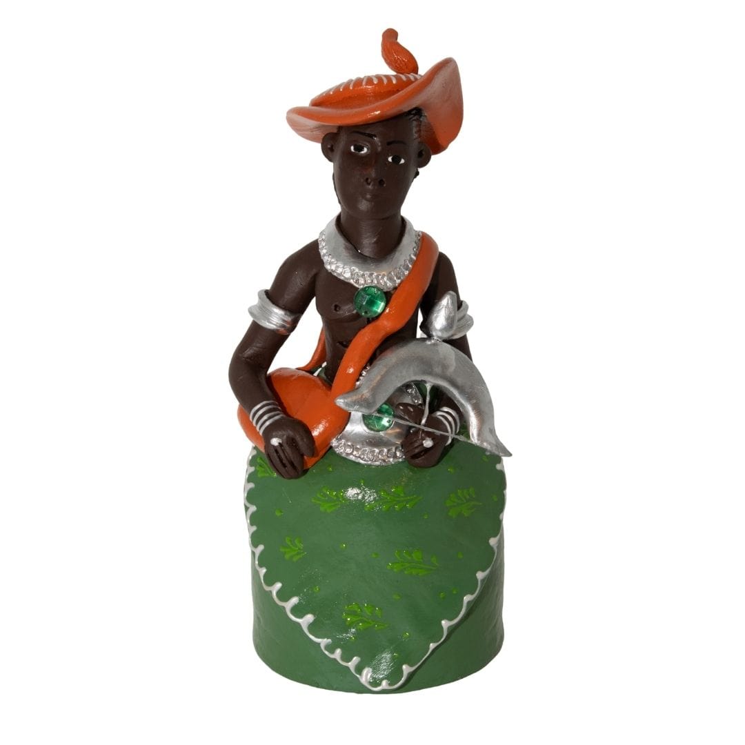 Escultura Oxossi em Cerâmica G