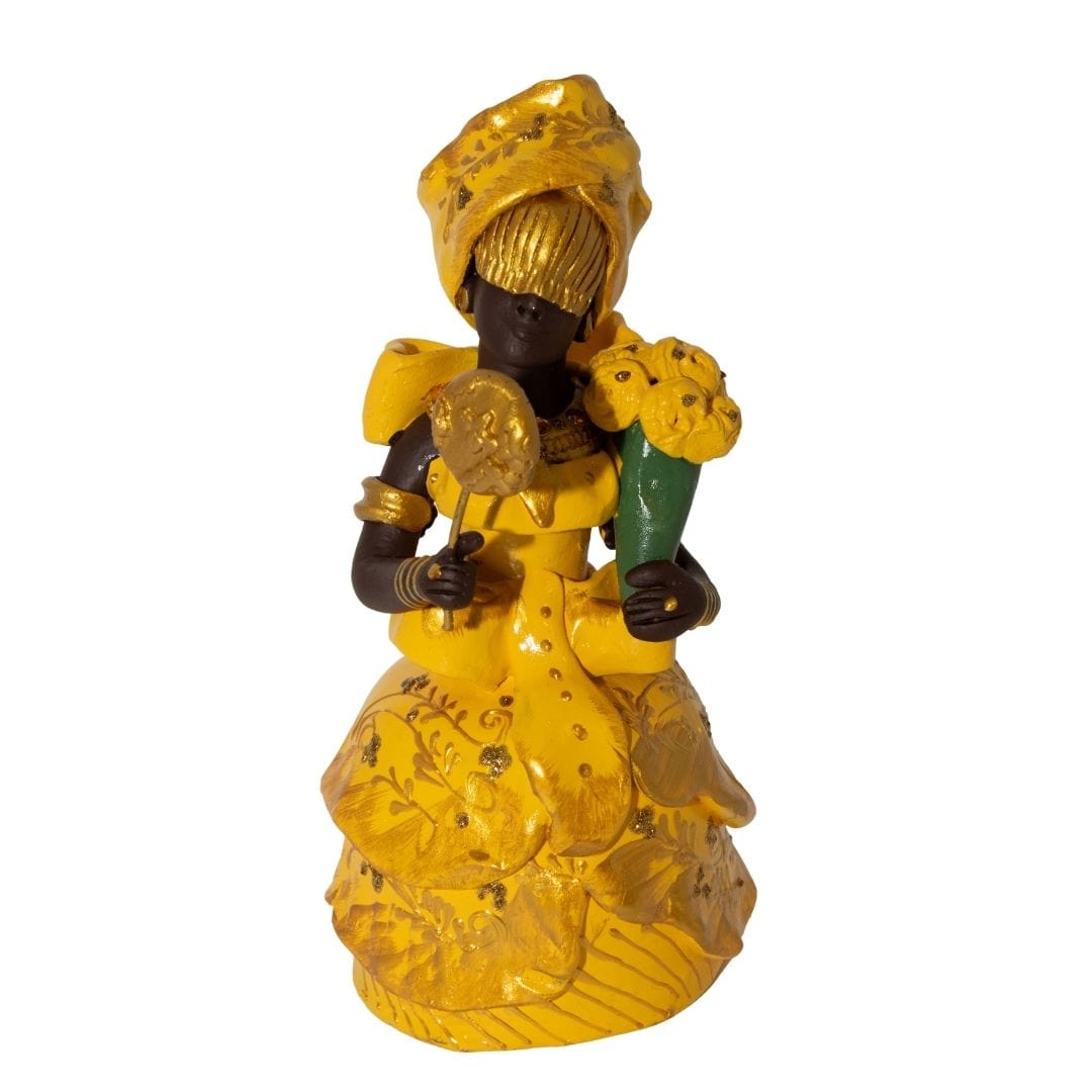 Escultura Oxum em Cerâmica G