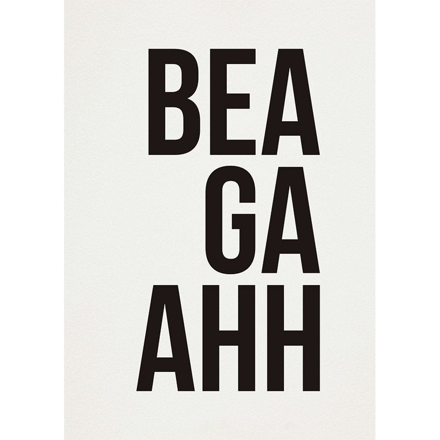 Pôster Decorativo BEAGAAHH