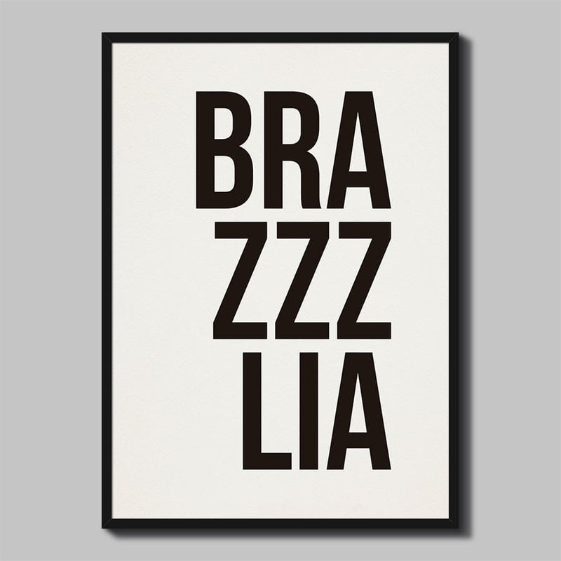 Pôster Decorativo BRAZZZLIA