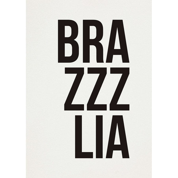 Pôster Decorativo BRAZZZLIA