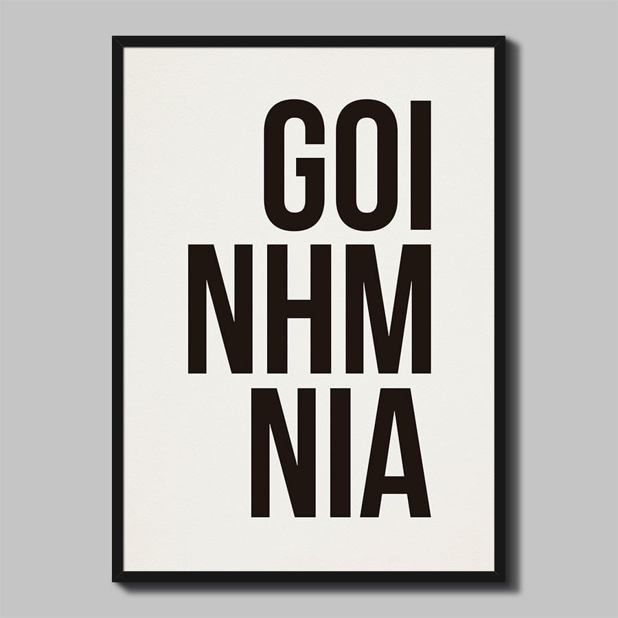 Pôster Decorativo GOINHMNIA