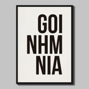 Pôster Decorativo GOINHMNIA