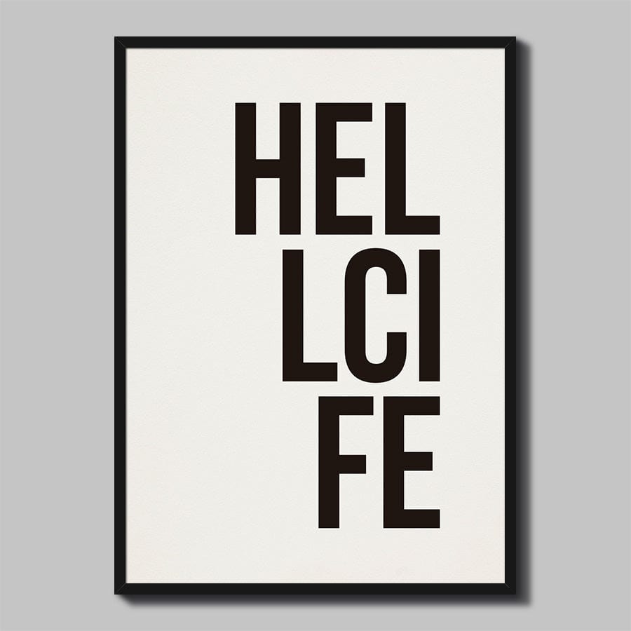 Pôster Decorativo HELLCIFE