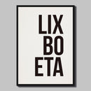 Pôster Decorativo LIXBOETA