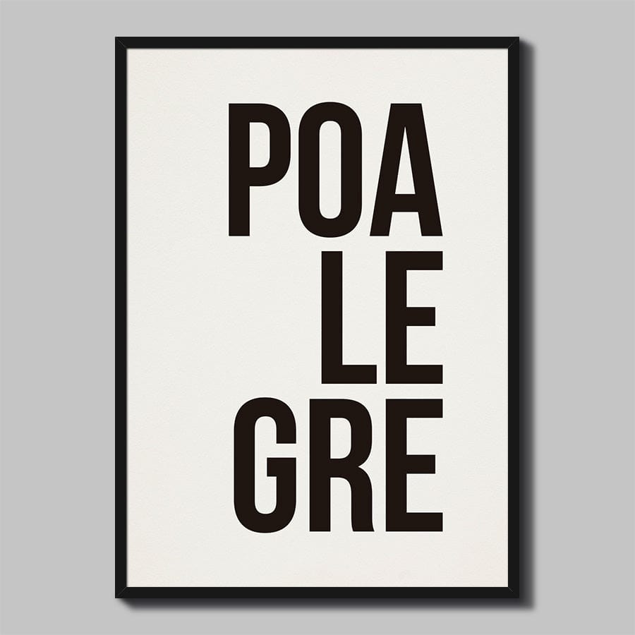 Pôster Decorativo POALEGRE